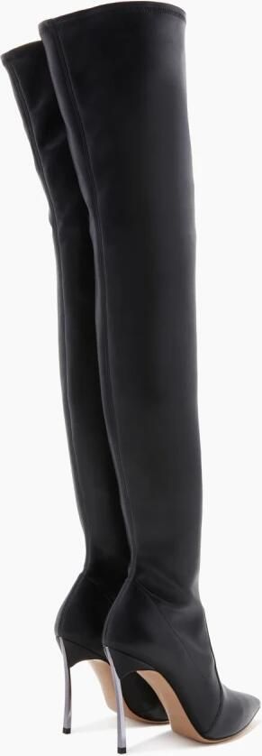 Casadei Zwarte Blade Overknee Laarzen Black Dames - Foto 6