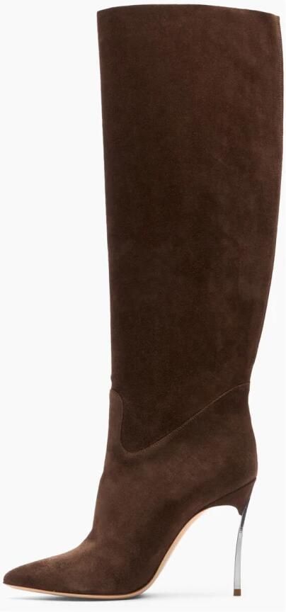Casadei Blade Suede High Laarzen - Foto 8