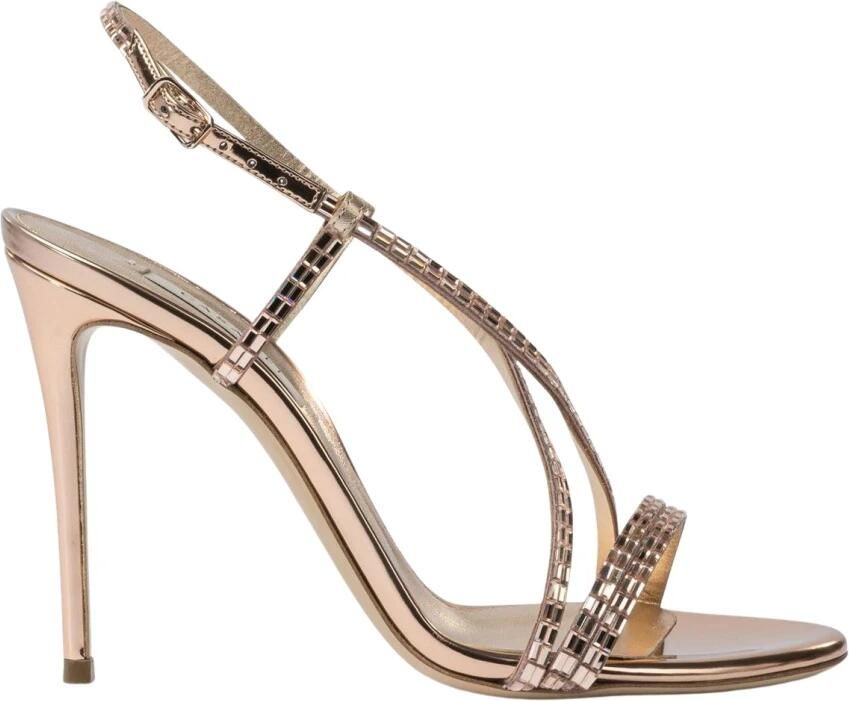 Casadei Crystal Embellished Stiletto Sandals