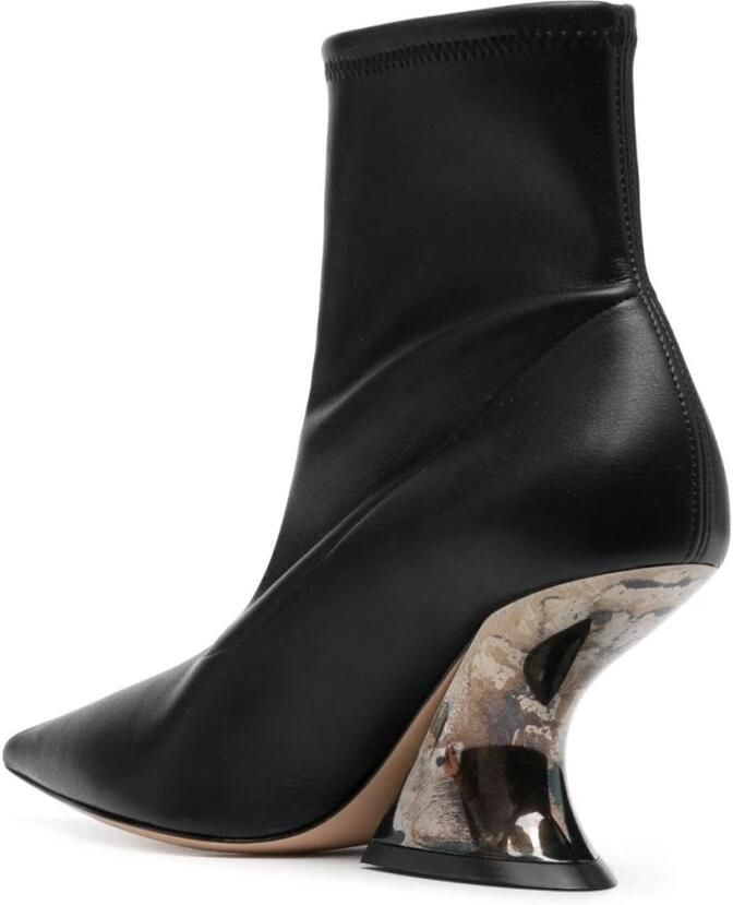 Casadei Boots Stivaletto Elodie Pelle Nera in zwart - Foto 2