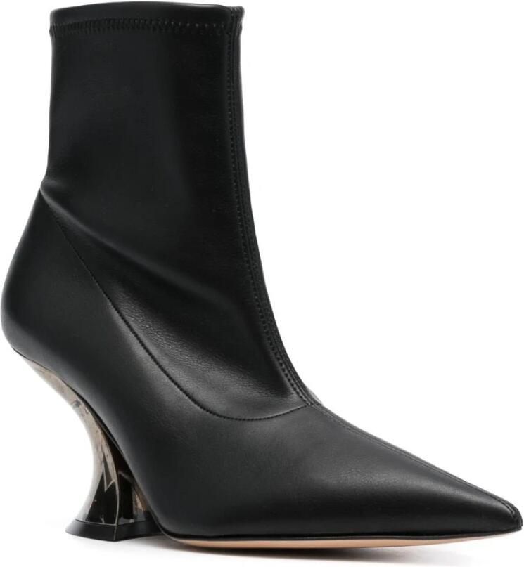 Casadei Boots Stivaletto Elodie Pelle Nera in zwart - Foto 2