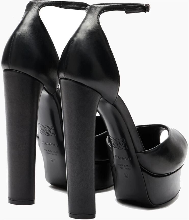 Casadei Flora Leren Platform Sandalen - Foto 6