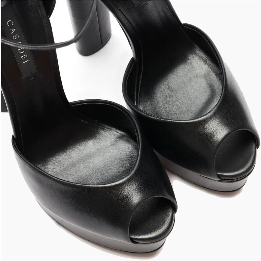 Casadei Flora Leren Platform Sandalen - Foto 2