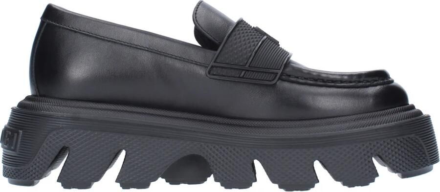 Casadei Stijlvolle Mocassins met 4 cm zool Black Dames