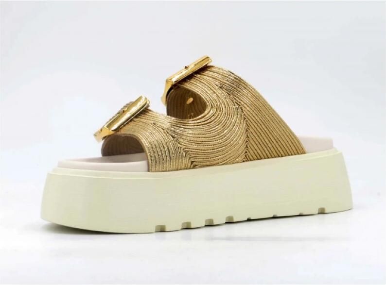 Casadei Gouden Zeudi Lamè Muiltjes - Foto 3