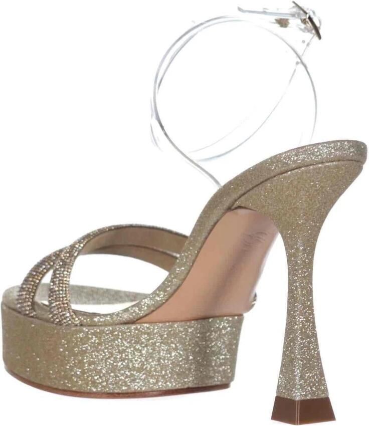 Casadei Glamoureuze Hollywood High Heel Sandalen Yellow Dames