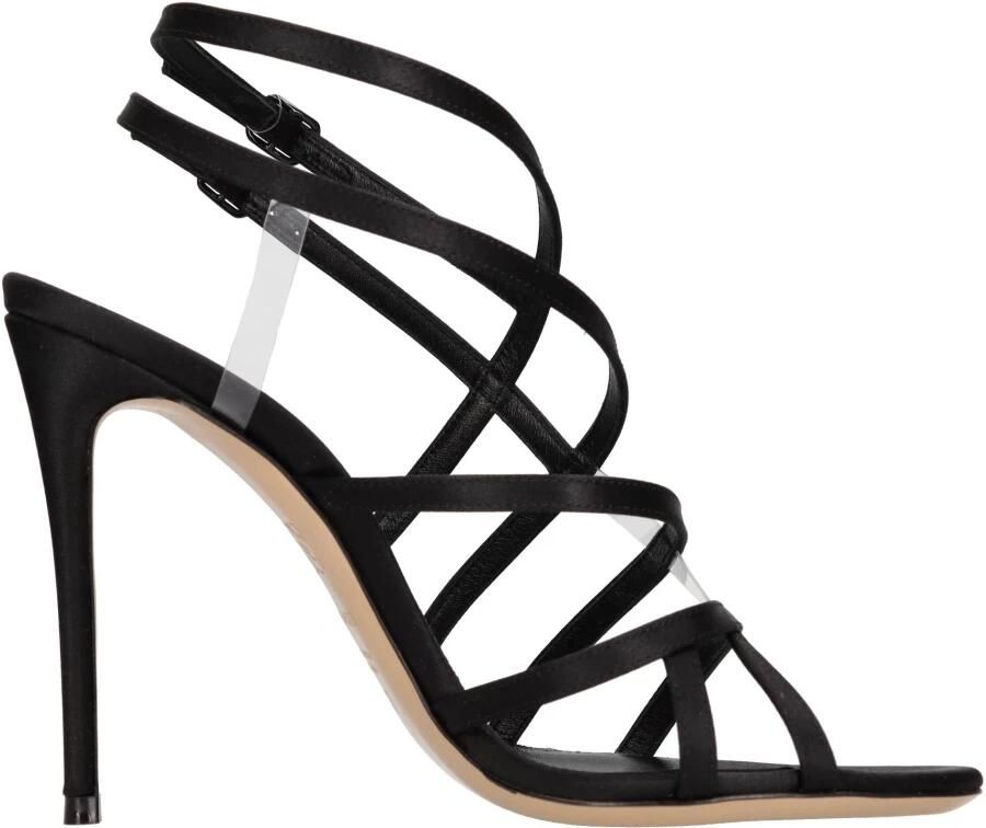 Casadei Julia Satin Cage Sandalen - Foto 2