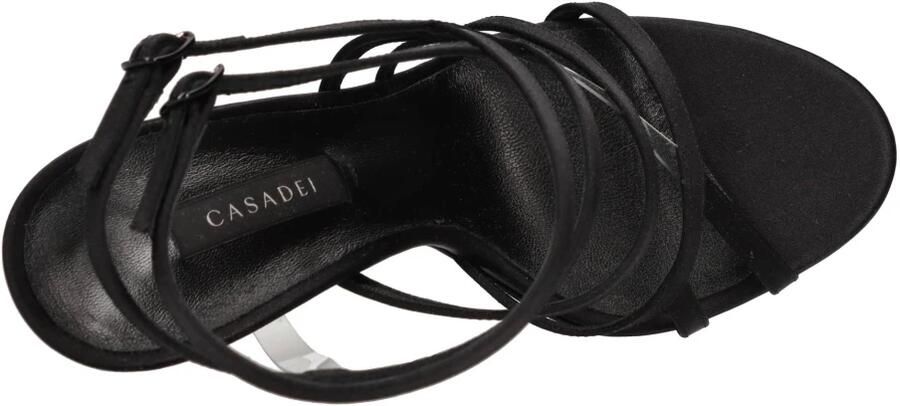 Casadei Julia Satin Cage Sandalen - Foto 5