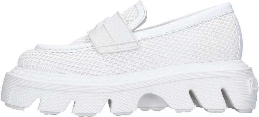 Casadei Leren en stoffen mocassins