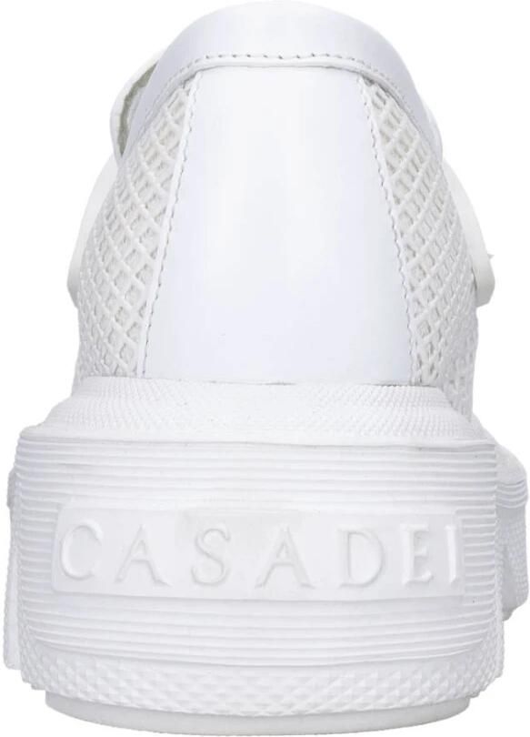 Casadei Leren en stoffen mocassins - Foto 2
