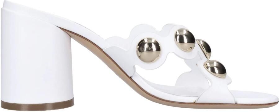 Casadei Leren muiltjes met studs - Foto 5