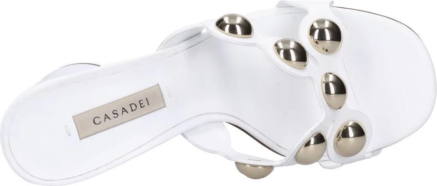 Casadei Leren muiltjes met studs - Foto 4