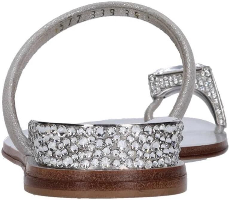 Casadei Leren muiltjes met Swarovski - Foto 2