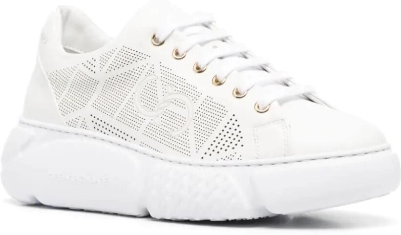 Casadei Witte Leren Sneakers voor Vrouwen White Dames - Foto 3