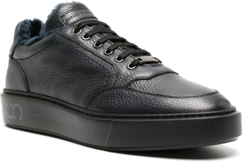 Casadei Leren Wollen Sneaker Trainers