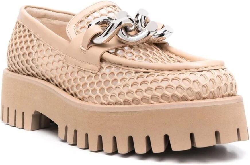 Casadei Loafers met kettingdetail en plateauzool - Foto 3