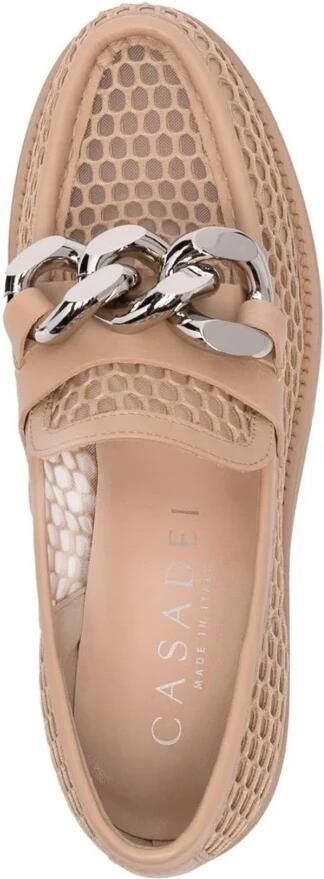 Casadei Loafers met kettingdetail en plateauzool - Foto 4