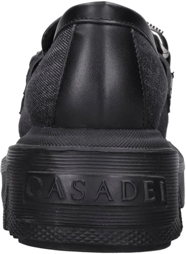 Casadei Mocassins van stof en leer - Foto 3
