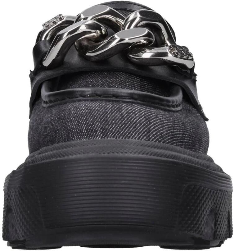 Casadei Mocassins van stof en leer - Foto 2