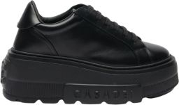 Casadei Zwarte Leren Sneakers voor Vrouwen