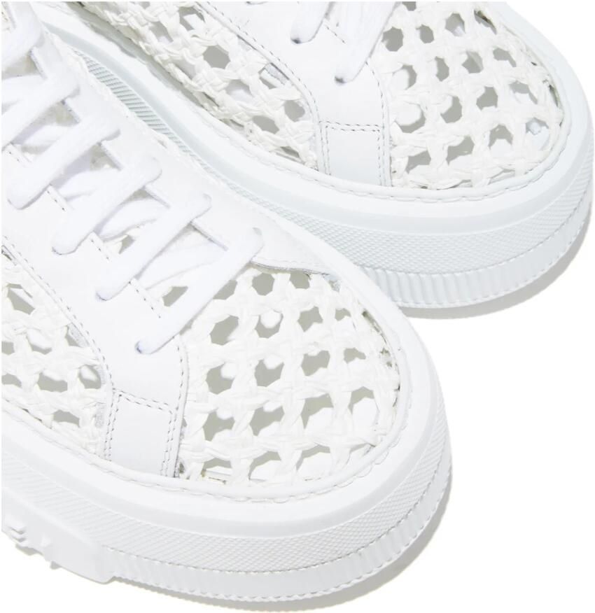 Casadei Gewatteerde witte leren sneaker White Dames - Foto 3