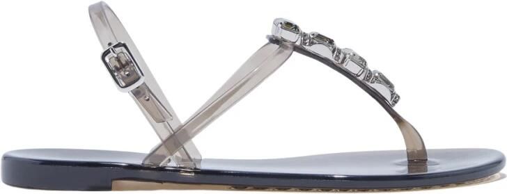 Casadei Platte Sandalen met Swarovski-kristallen