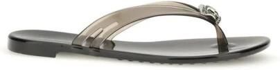 Casadei Polyurethaan Platte Sandalen