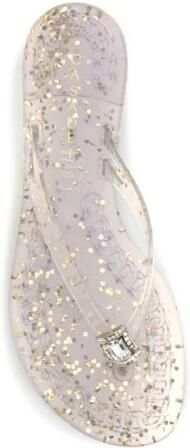 Casadei Polyurethaan Platte Sandalen - Foto 2