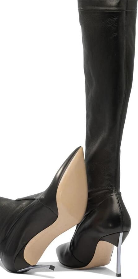 Casadei Puntige Stiletto Hak Overknee Laarzen - Foto 2