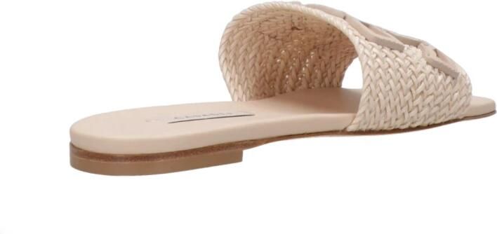 Casadei Roze Gevlochten Eco-Leren Sandalen - Foto 4