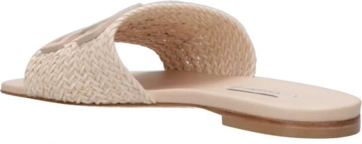 Casadei Roze Gevlochten Eco-Leren Sandalen - Foto 5