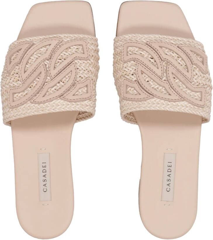 Casadei Roze Gevlochten Eco-Leren Sandalen - Foto 2