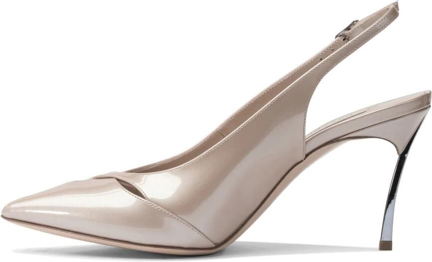Casadei Roze Pumps Samurai Blade Stijl
