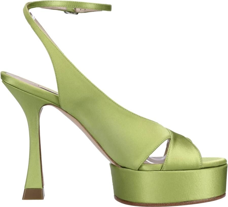 Casadei Satijnen Sandalen - Foto 2