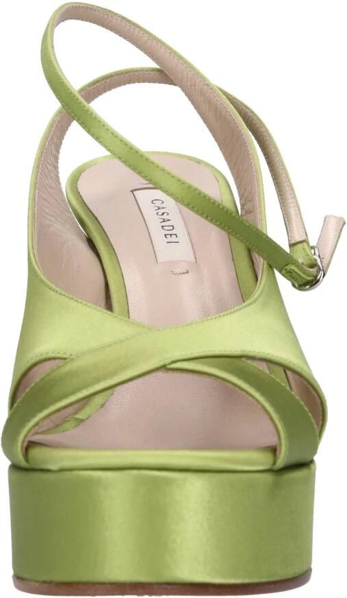 Casadei Satijnen Sandalen - Foto 3
