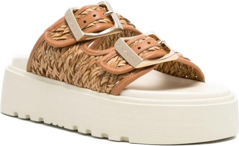 Casadei Sandalen met gespdetail en geweven bandjes - Foto 3