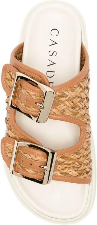 Casadei Sandalen met gespdetail en geweven bandjes - Foto 4