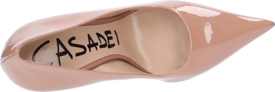 Casadei Nude Patent Decollette Hakken Pink Dames - Foto 5