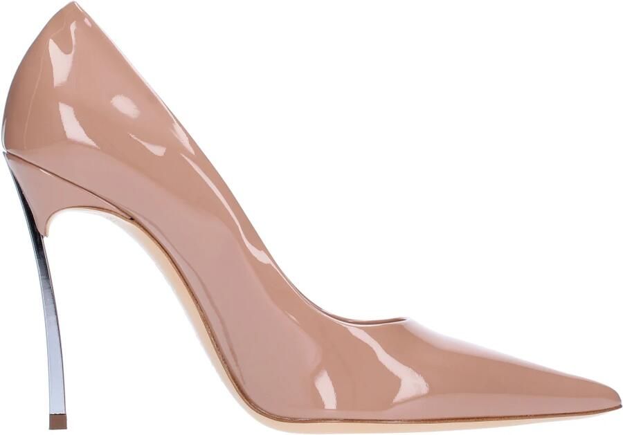 Casadei Nude Patent Decollette Hakken Pink Dames - Foto 3