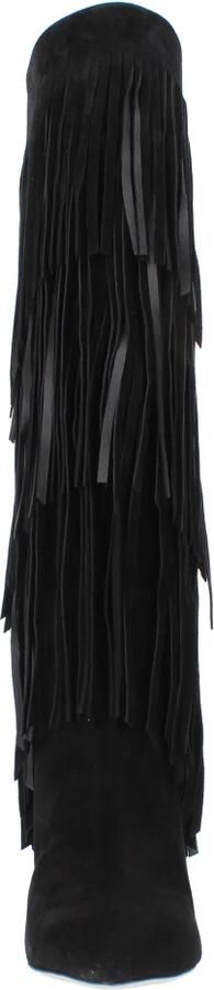 Casadei Fringe Kniehoge Laarzen Zwart Dames - Foto 8