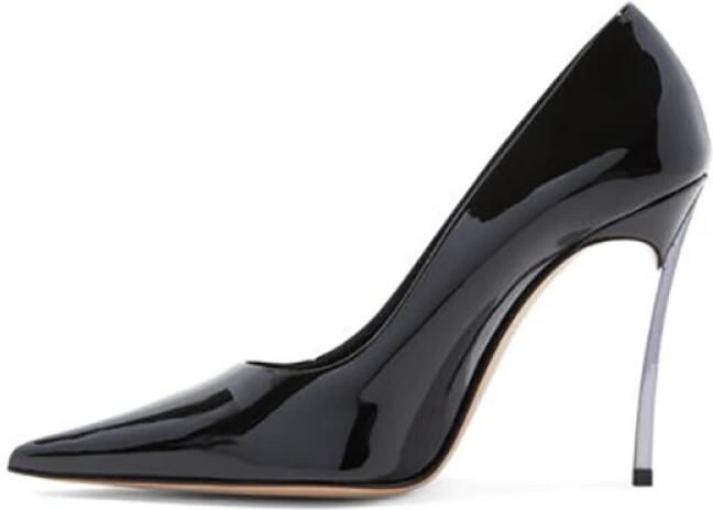 Casadei Super Blade glanzende stiletto pumps Zwart Dames - Foto 2