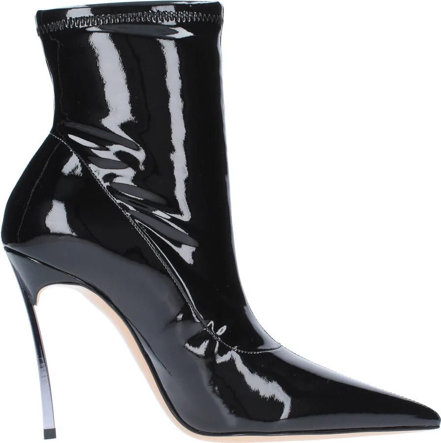 Casadei Super Blade Ultravox enkellaarzen met hak Zwart Dames