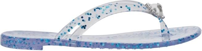 Casadei Teenslippers met Kristallen Versiering en All-Over Print