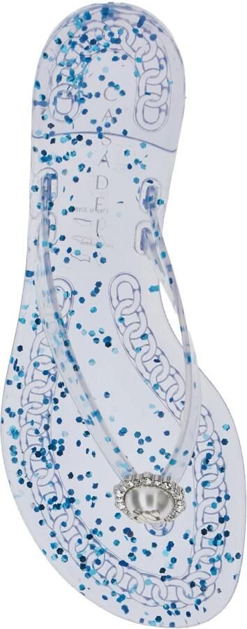 Casadei Teenslippers met Kristallen Versiering en All-Over Print - Foto 2