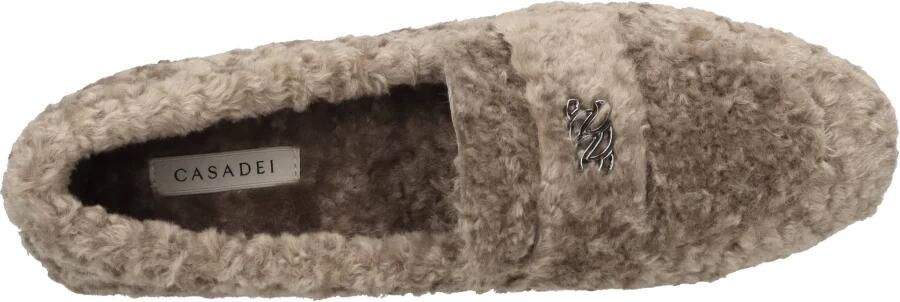 Casadei Loafers met imitatiebont Beige Dames - Foto 2