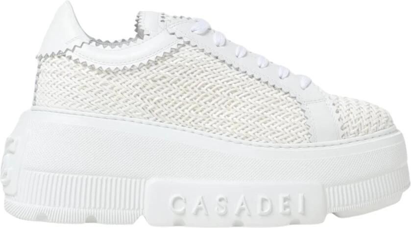 Casadei Dames Vegan Leren Sneakers Wit