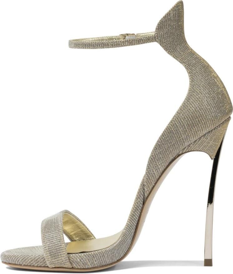 Casadei Zilveren Blade Sandalen