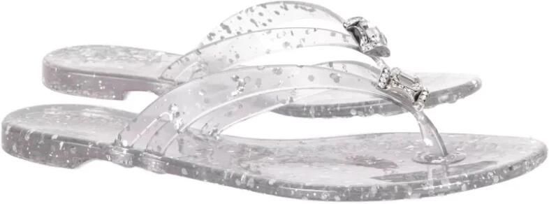 Casadei Zilveren Slippers