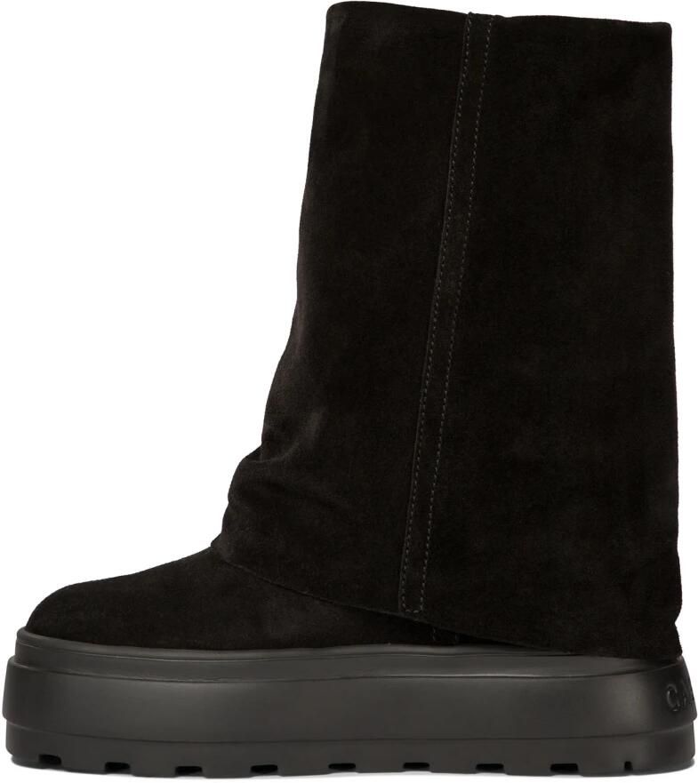 Casadei Zwarte Enkellaarsjes Omkeerbaar Ontwerp