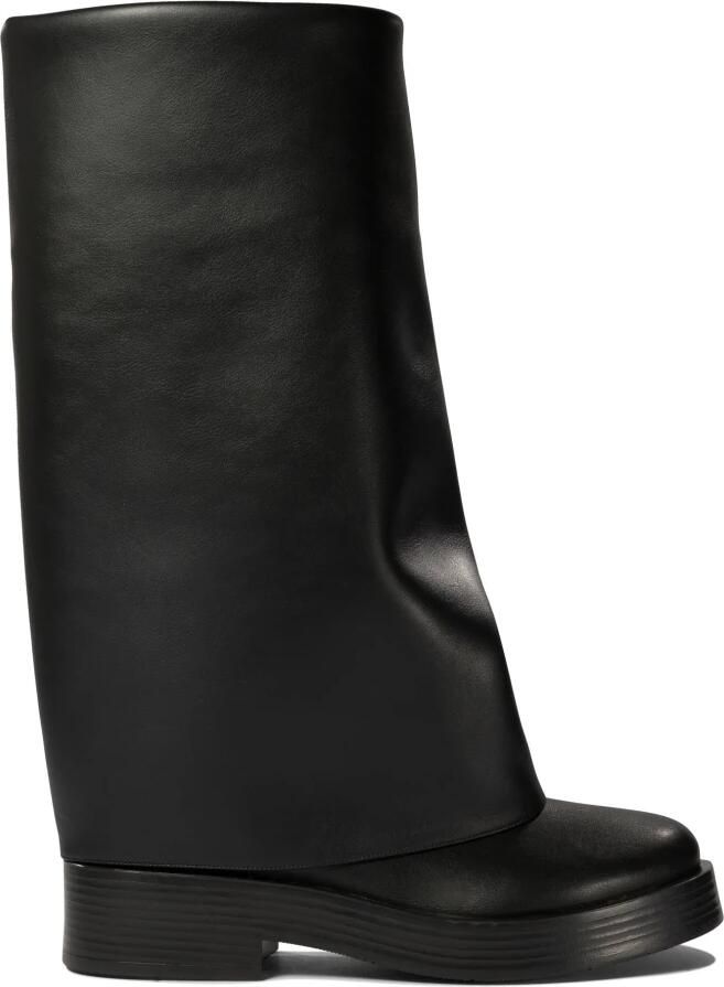 Casadei Zwarte enkellaarzen gelaagd ontwerp Black Dames - Foto 3